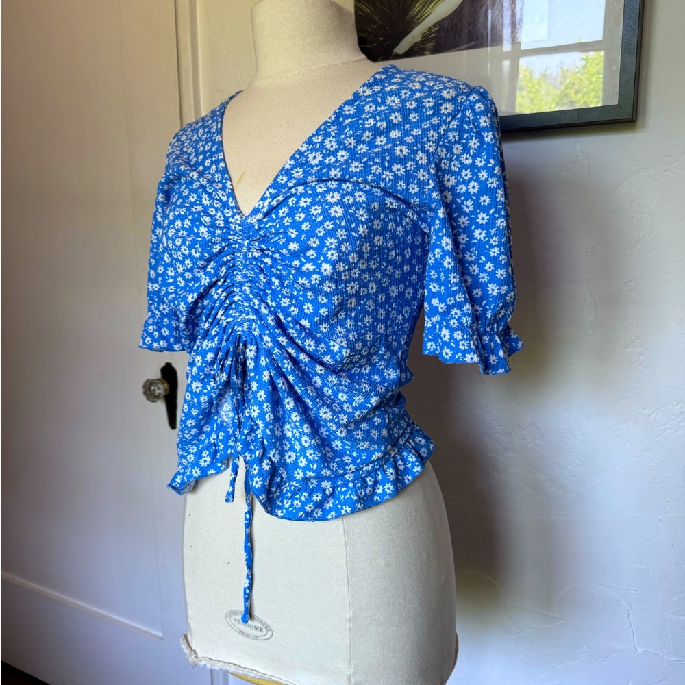 Dunnes blue blouse in size medium